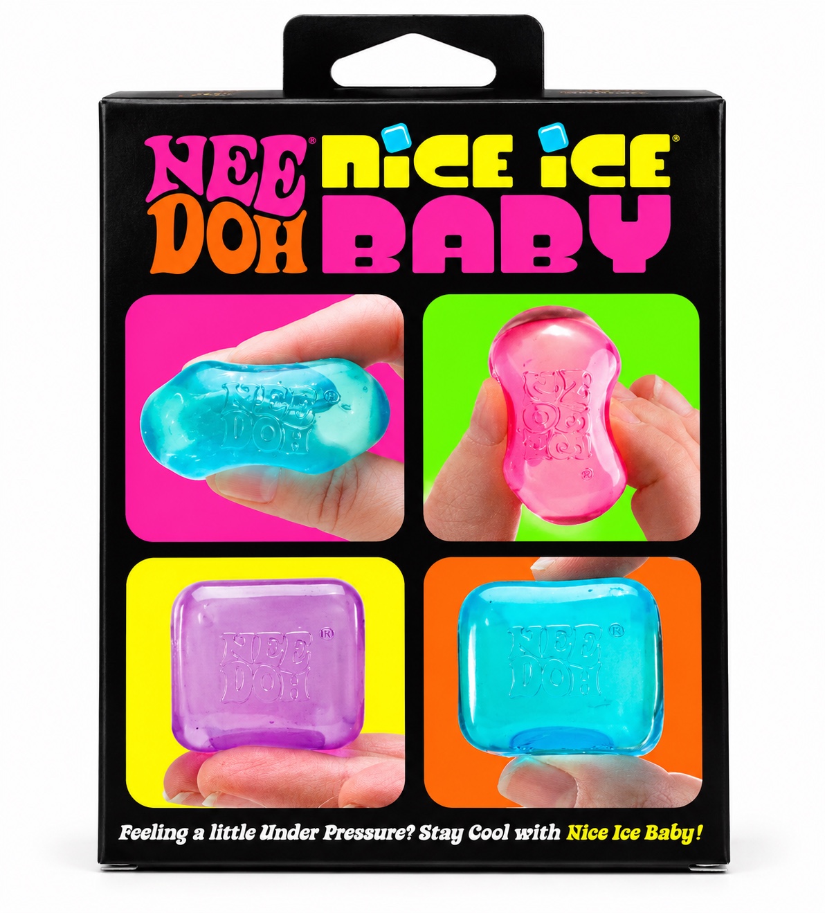 NeeDoh Nice Ice Baby 4-Pack – Super Solid Squish Sensory Toys, photo 2