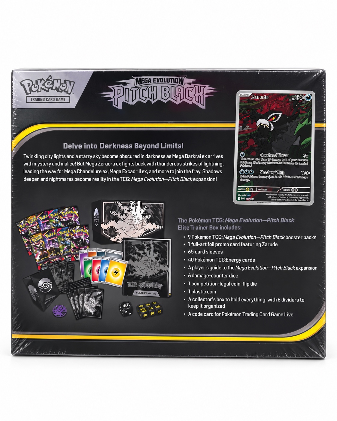 Pokémon TCG: Mega Evolution—Pitch Black Elite Trainer Box, photo 2