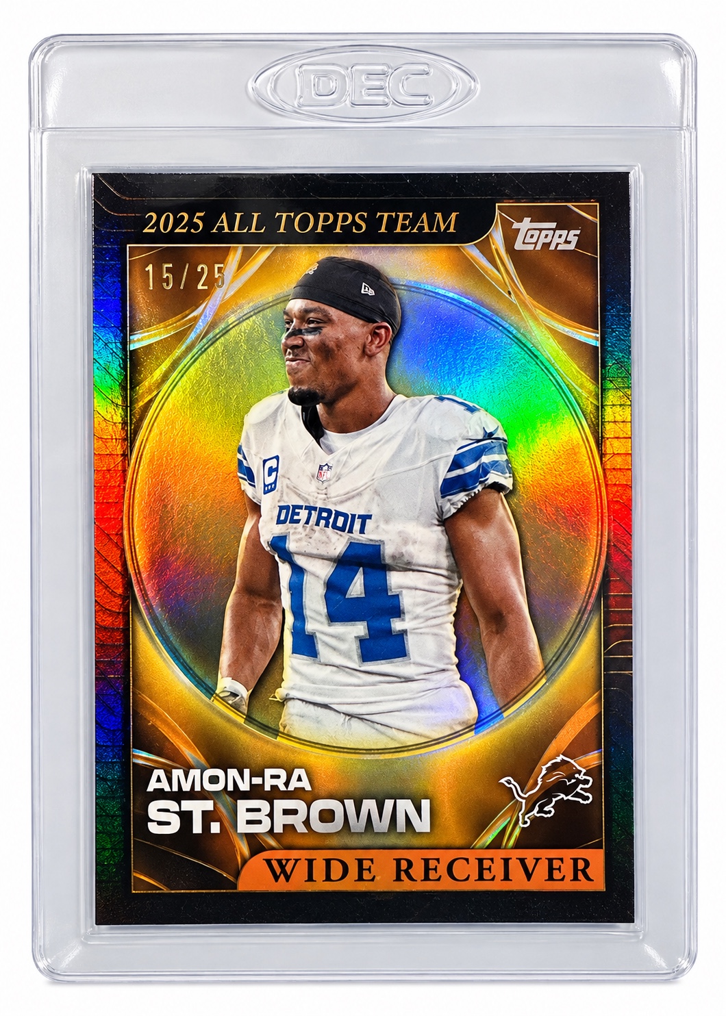 2025 Topps All Topps Team – Amon-Ra St. Brown – 15/25, photo 1