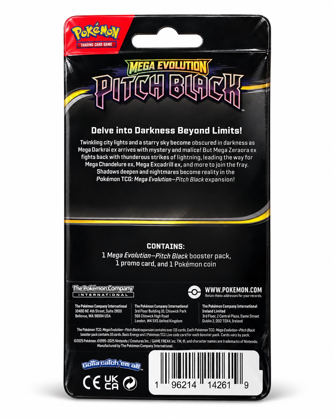 Pokémon TCG: Mega Evolution—Pitch Black Single Pack Blister — Slowpoke, photo 2