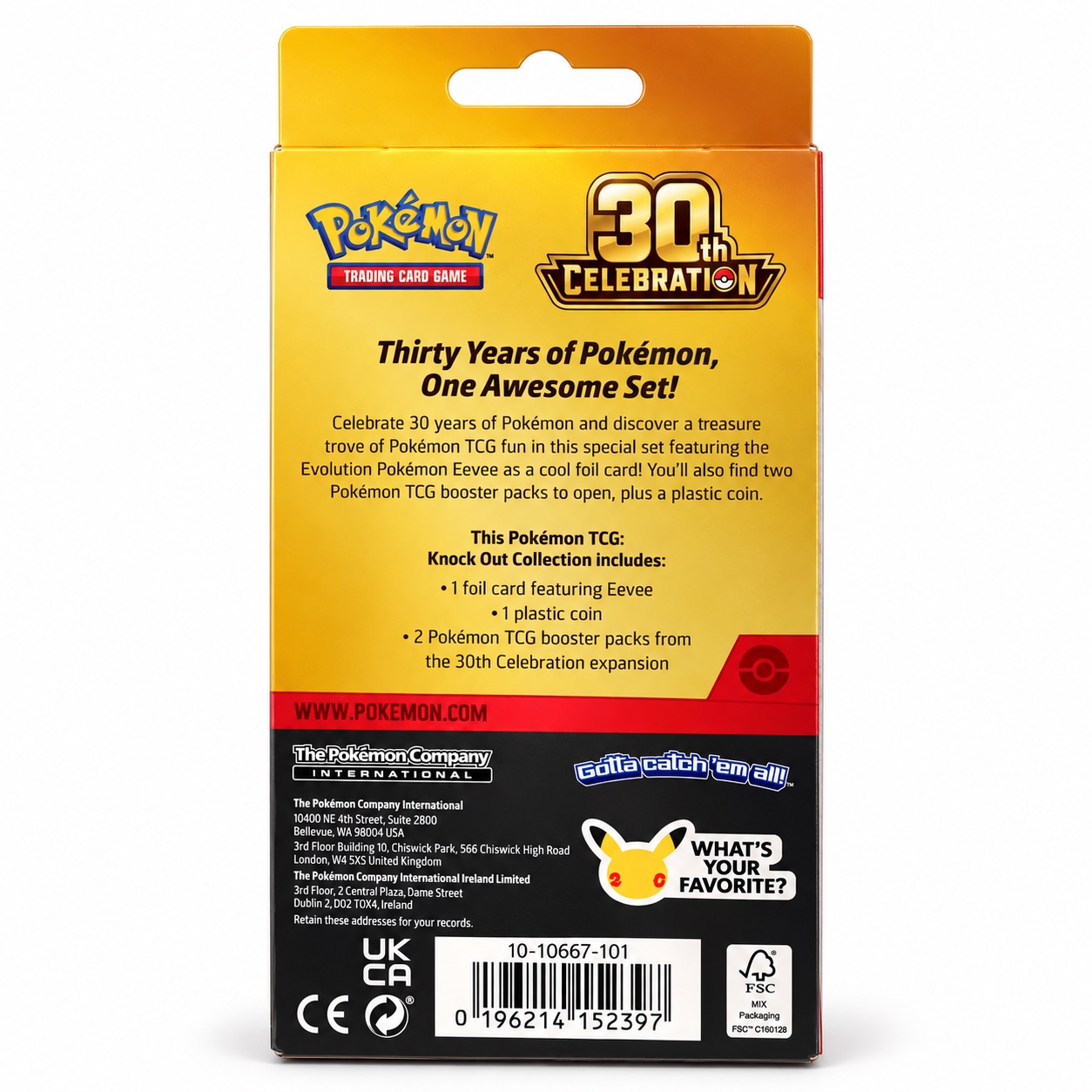 Pokémon TCG: 30th Celebration Knock Out Collection — Eevee, photo 2