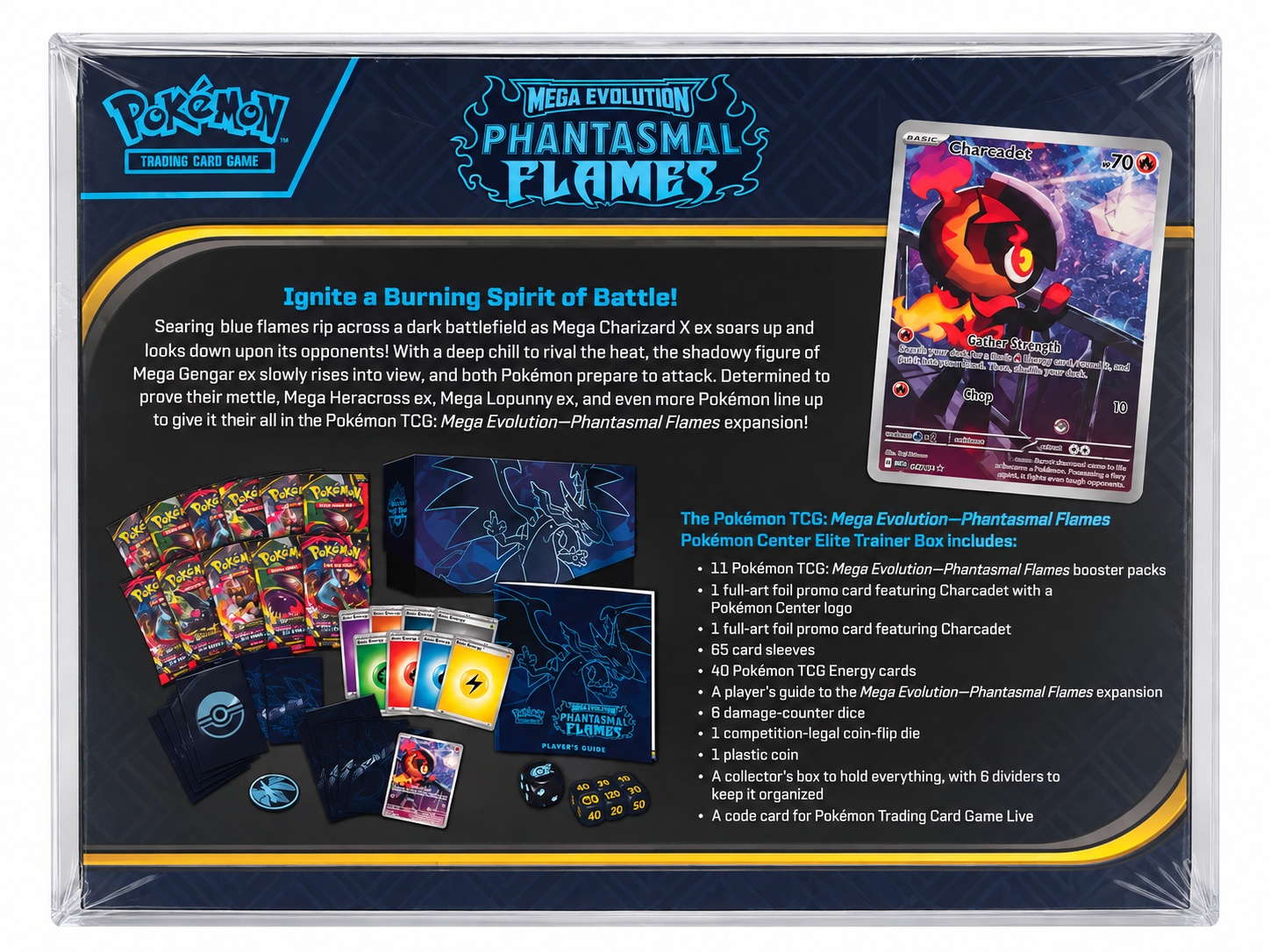 Pokémon TCG: Mega Evolution—Phantasmal Flames Pokémon Center Elite Trainer Box, photo 2