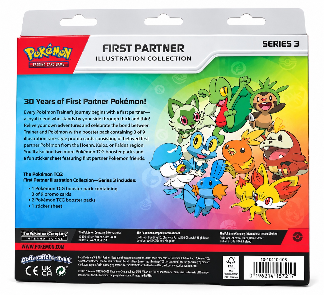 Pokémon TCG: First Partner Illustration Collection — Series 3, photo 2