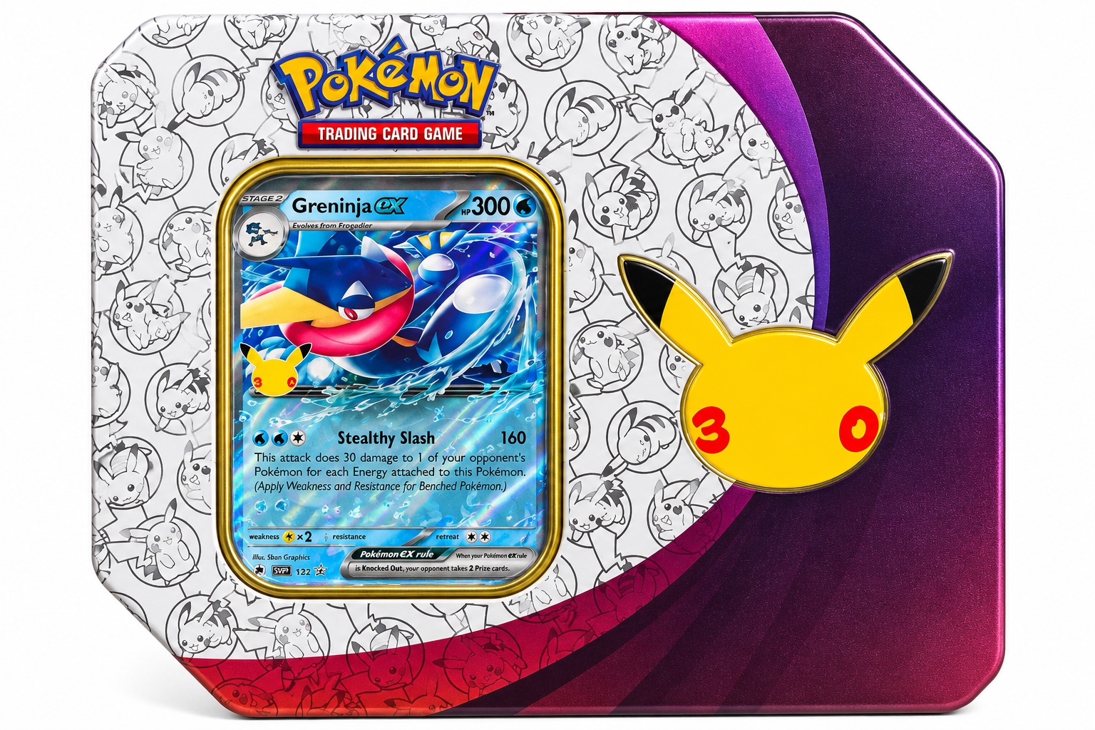 Pokémon TCG: 30th Celebration Tin – Greninja ex, photo 1