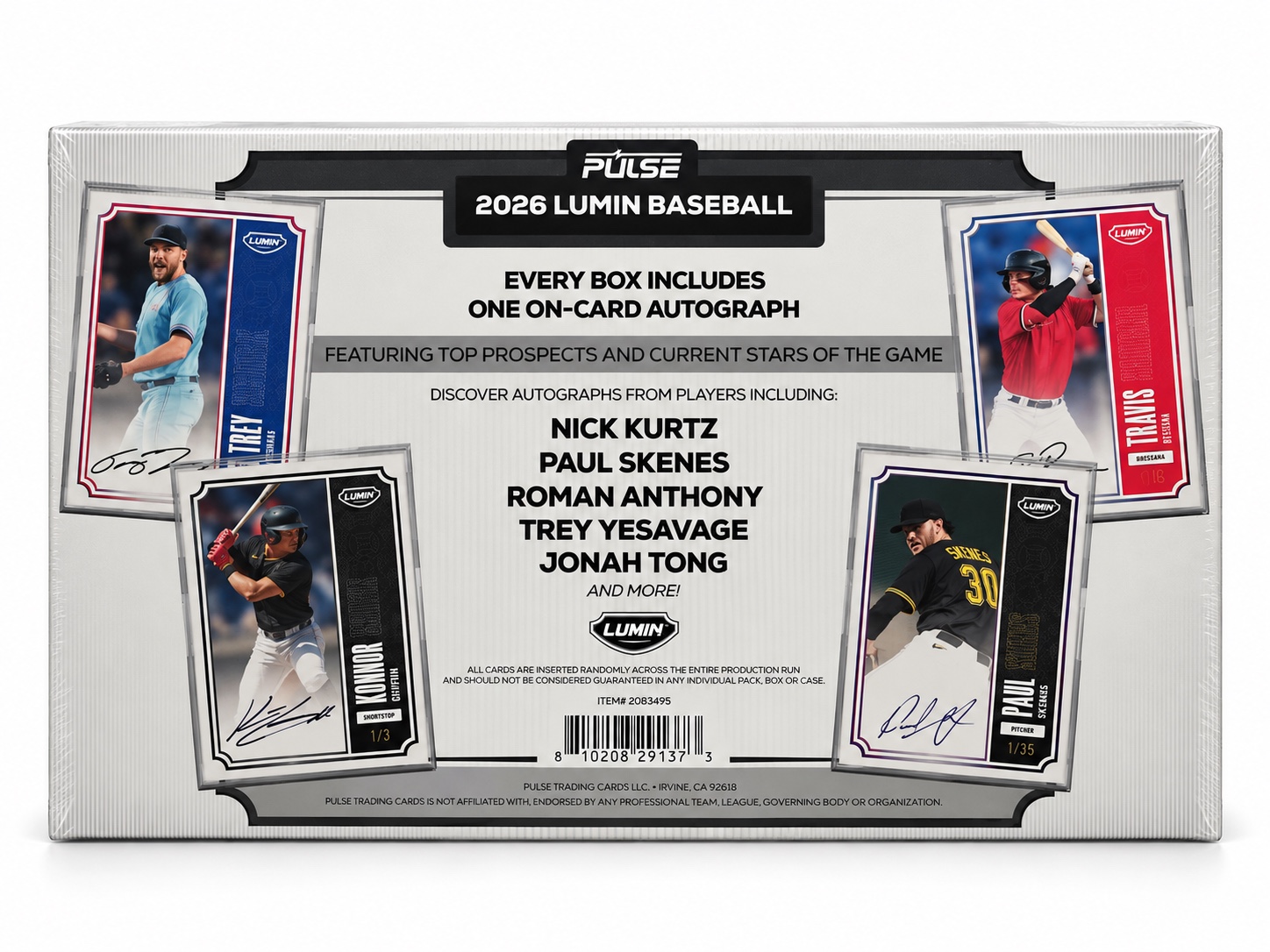 2026 Pulse Lumin Baseball Super Box – Factory Sealed, photo 2