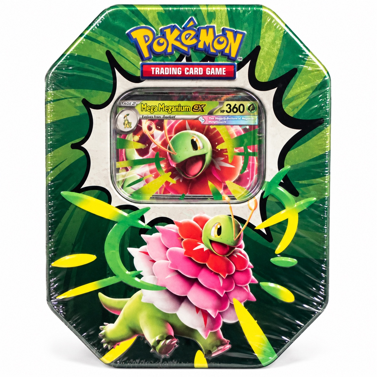 Pokémon TCG: Mega Evolution—Ascended Heroes Tin – Mega Meganium ex, photo 1