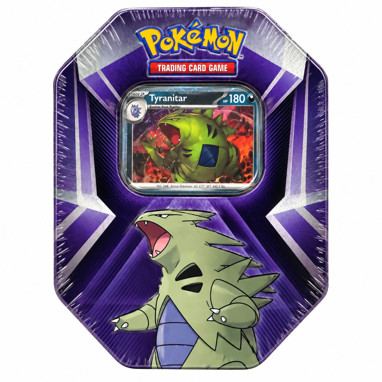 Pokémon TCG: Tyranitar Triple Whammy Tin, photo 1